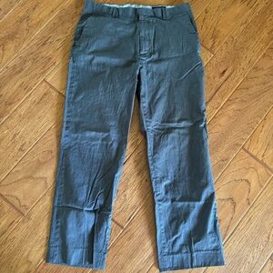 Banana Republic Dress Pants Mens 35x30 Gray Grey Chino Charcoal Classic Fit Golf